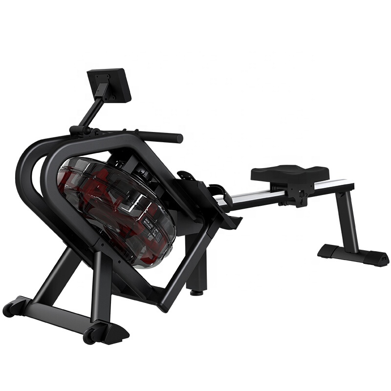 Гребной станок MERACH water rower для семейного использования, 18 л, наклонный стальной резервуар для воды