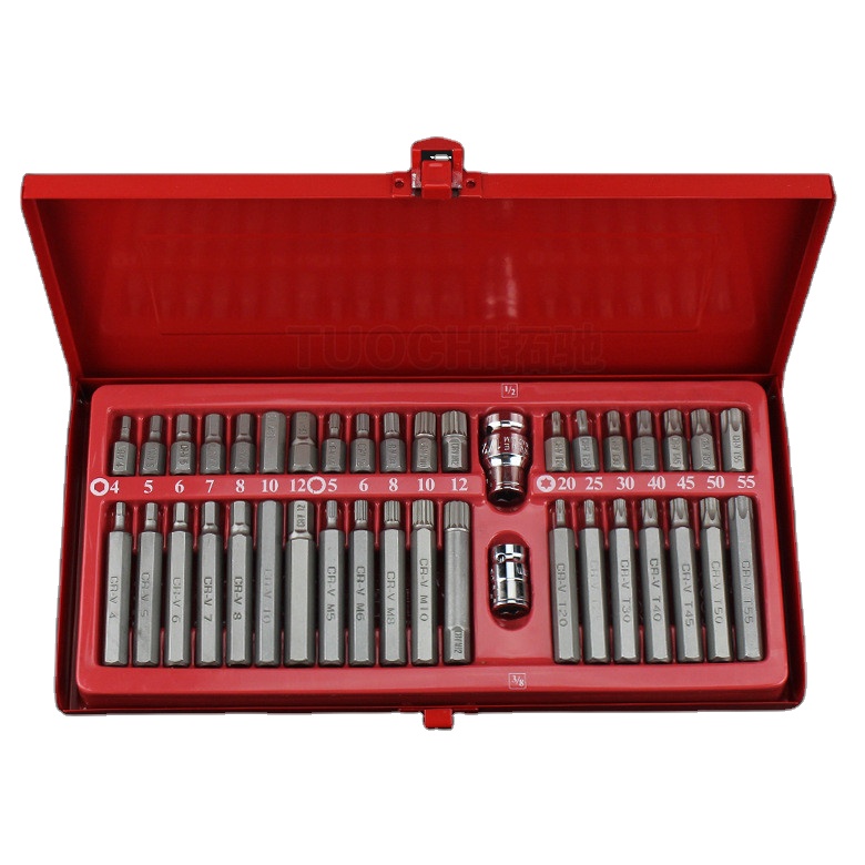 Canpro для выведения токсинов, 40 шт 1/8 "-1/2" болты с шестигранной головкой Отвертка Набор бит 1/4 дюймов шестигранный хвостовик Магнитная отвертка бит
