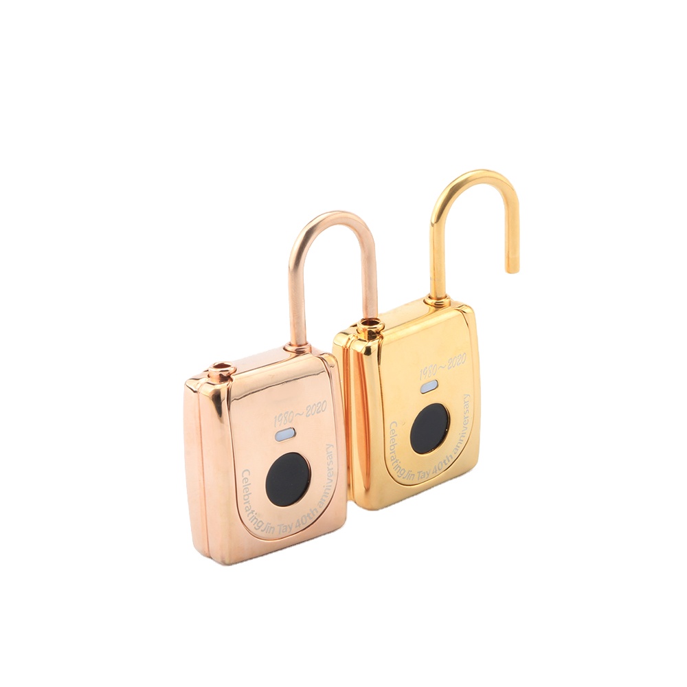 JK2002-33 Zinc Alloy Security Cabinet Drawer Biometric Fingerprint Smart Padlock