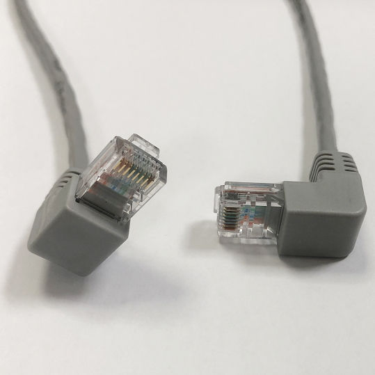 Высокоскоростной кабель Jasoz UTP Cat5, кабели Ethernet Cat5, патч-корд RJ45, сетевой кабель 90 градусов