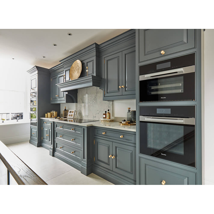 Vermont Solid Wood Kitchen Cabinet Complete Sets Vintage Custom Design Kitchen Cabinet Sets Durable Waterproof For Indoor
