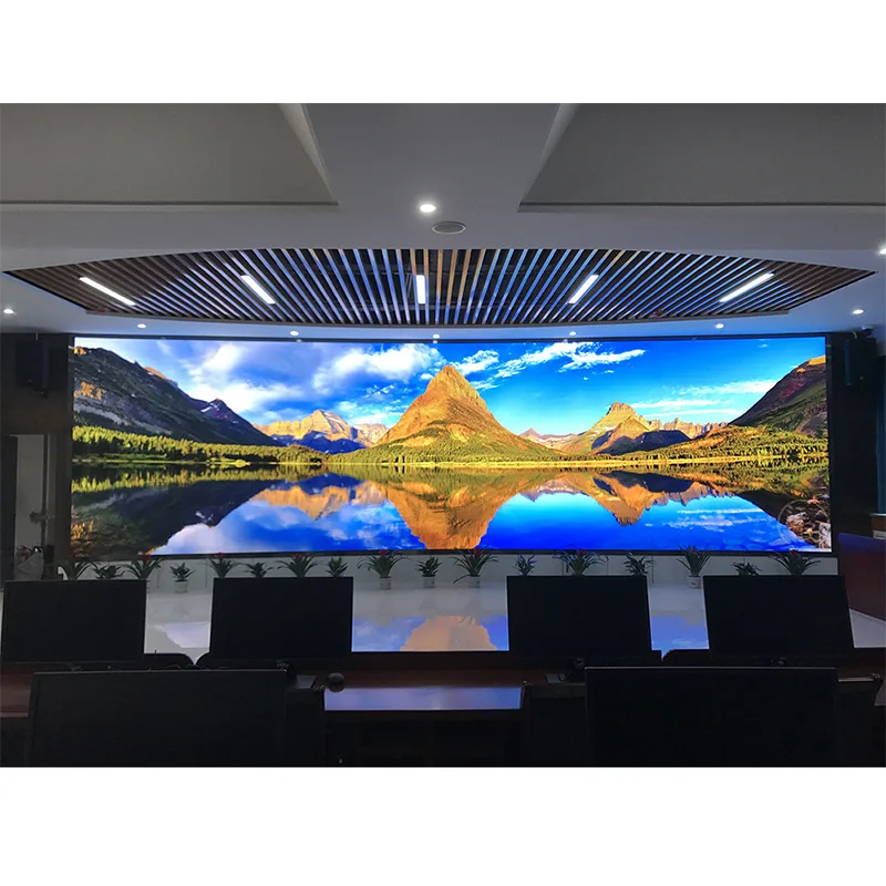 Полноцветный внутренний светодиодный дисплей TOPLED 320*160 мм, гибкий экран P5, видеостена для фильмов
