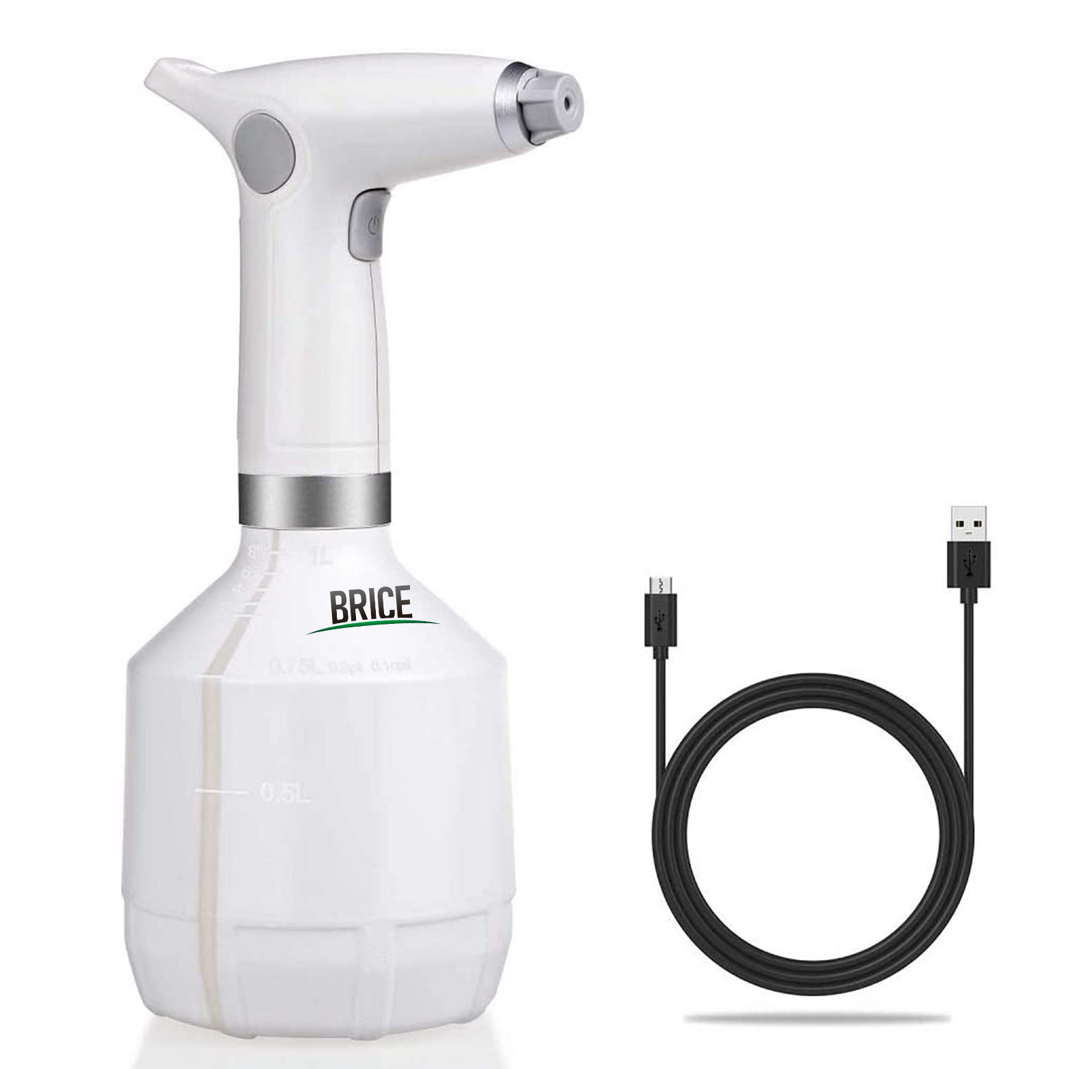 Free Sample 1L Plastic Bottle Hand Held Electric Sprayer with CE Approved USB Charge, Plastic Battery Garden Water Mist sprayer