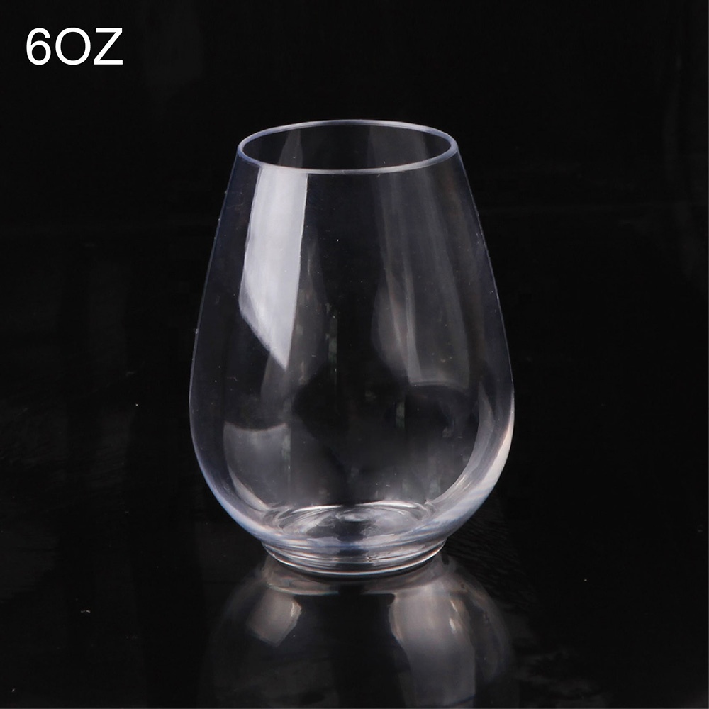 Wholesale High Quality Pet Plastic Juice Glass Cup Champagne Flutes Recyclablee Printing Plastic Glass Cup