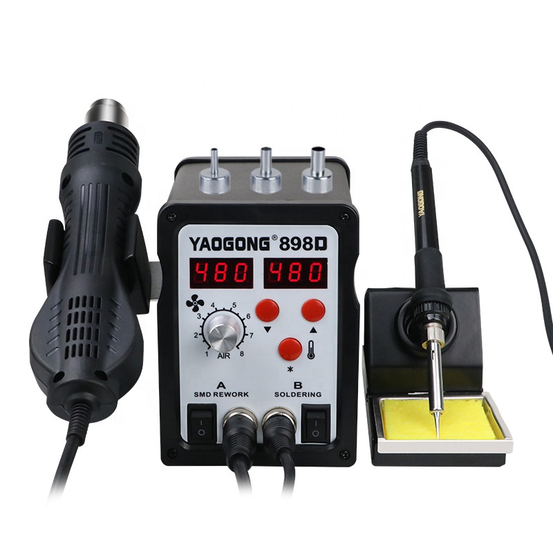 Паяльная станция Shenzhen TP 896D SMD, цифровая паяльная станция для переделки, пистолет с горячим воздухом, паяльник
