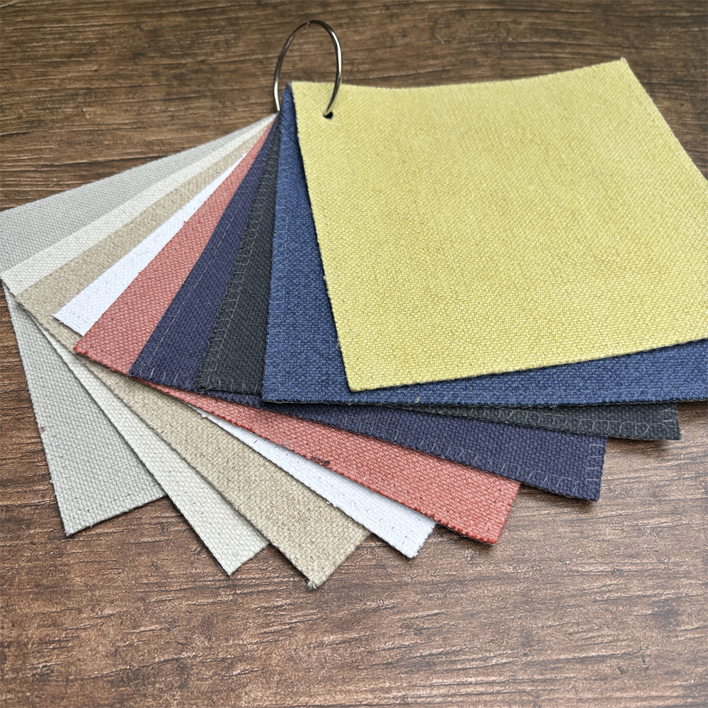 High Quality Plain Cotton and Linen Curtain Fabric for Home Decor Drapery Textile Material Rolls for Curtains and Sewing Abner