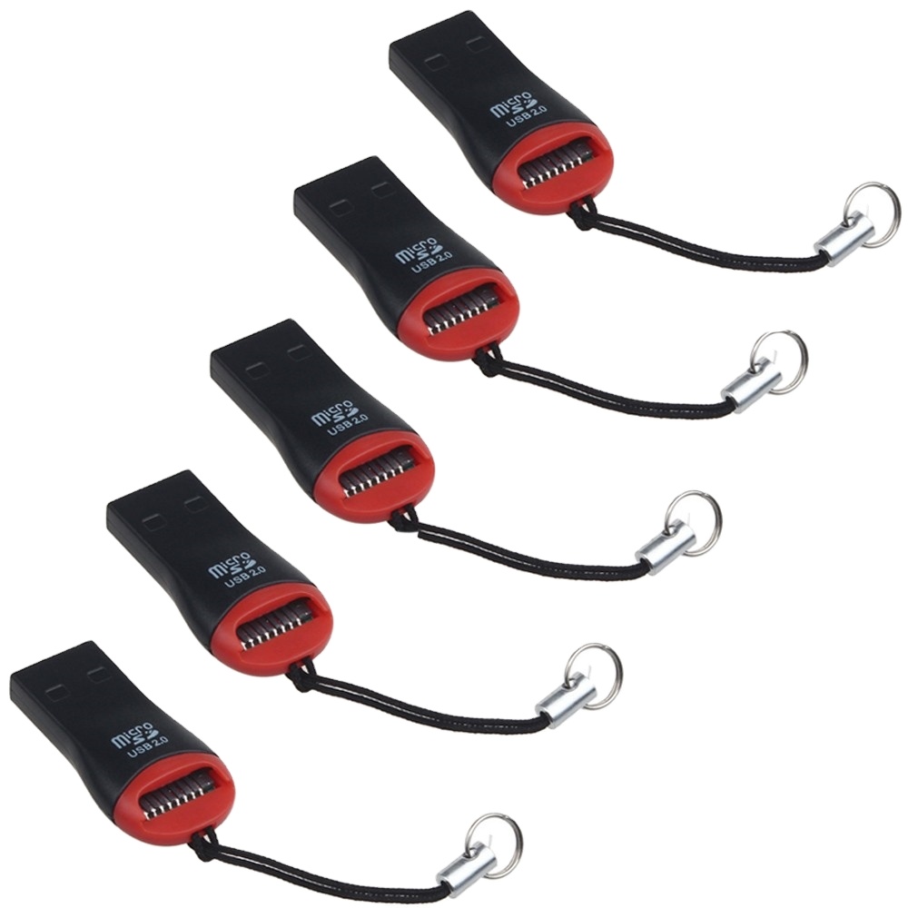 Лучшая цена USB 2,0 Micro SD TF устройство для чтения карт памяти мини-адаптер карты памяти