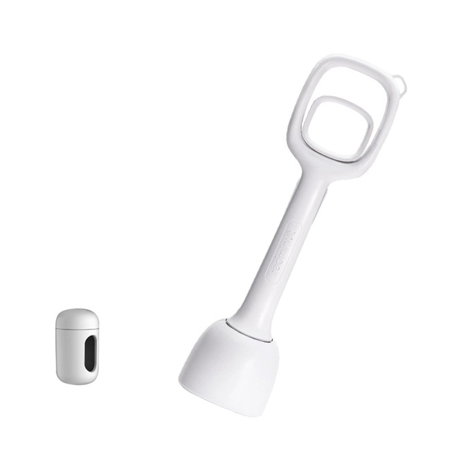 Long handle pet poop picker portable ABS dog poop bag dispenser pet pooper scooper