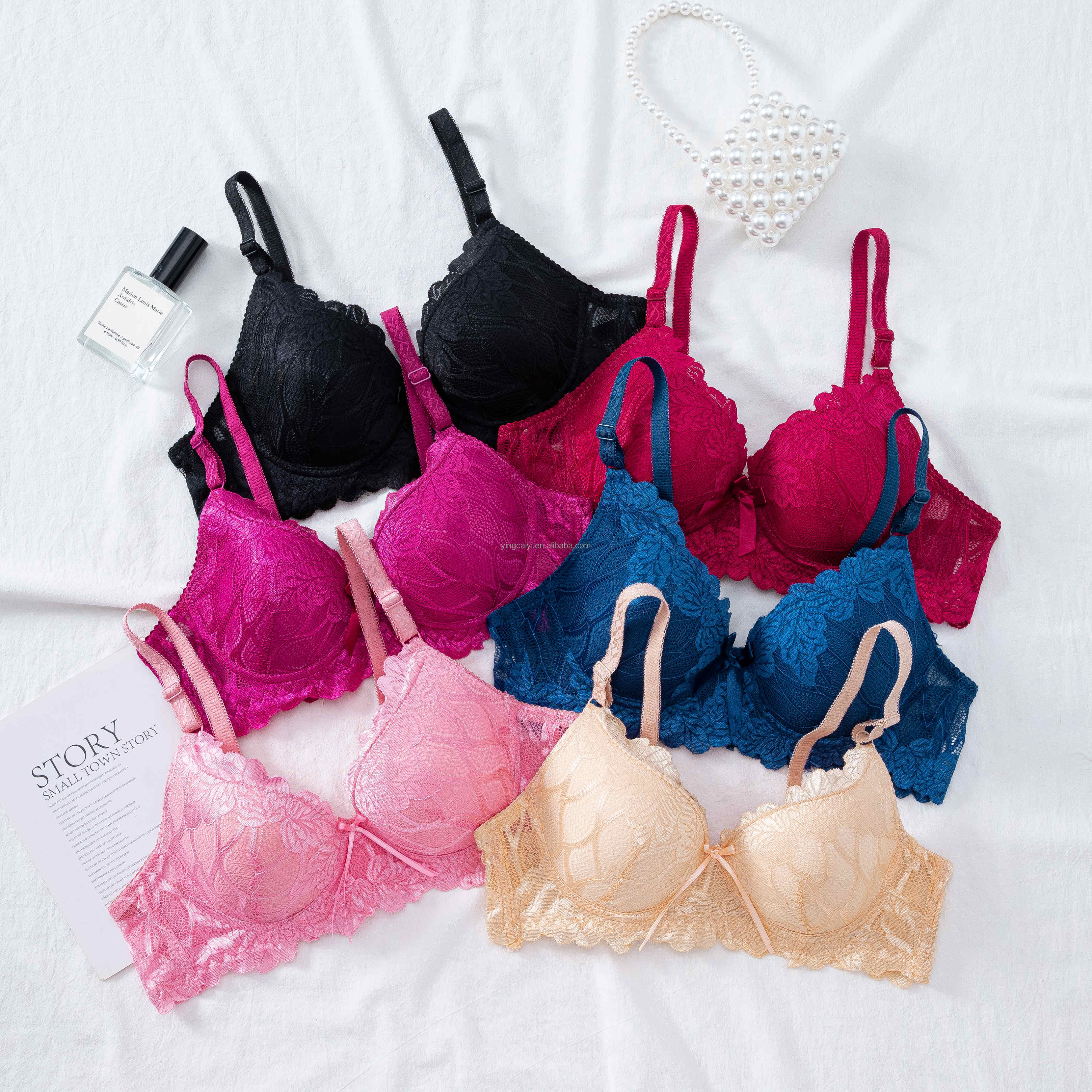 Dropshipping Girls Fashion Simple Solid Color Push Up wireless bra Comfort women Seamless Bra