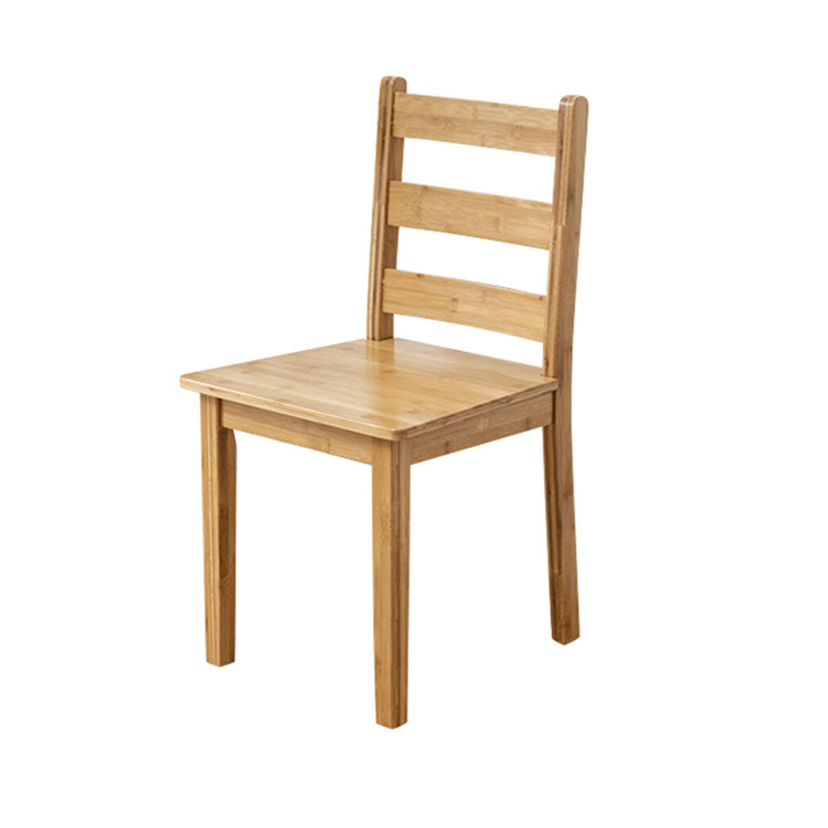 Living Room Square Dinning Table Arm Chair Design Cheap High Quality Bamboo Simple Natural Dining Room Furniture Home Furniture
