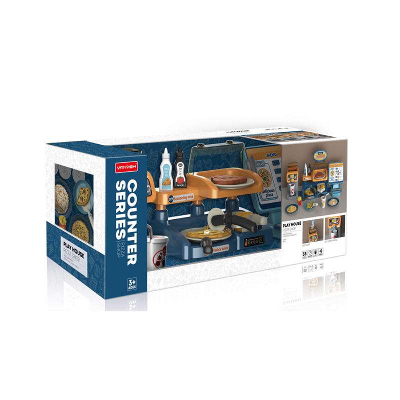 Simple operation of large simulation kitchen toy for children