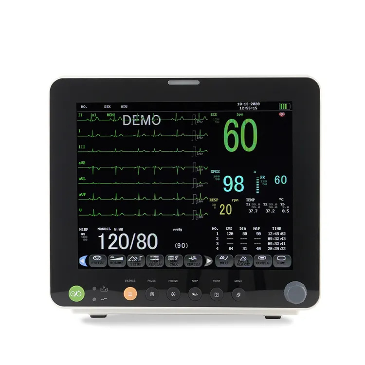 CE ISO Medical Equipment Bedside Monitor ICU Vital Sign Monitor Portable ECG Monitor