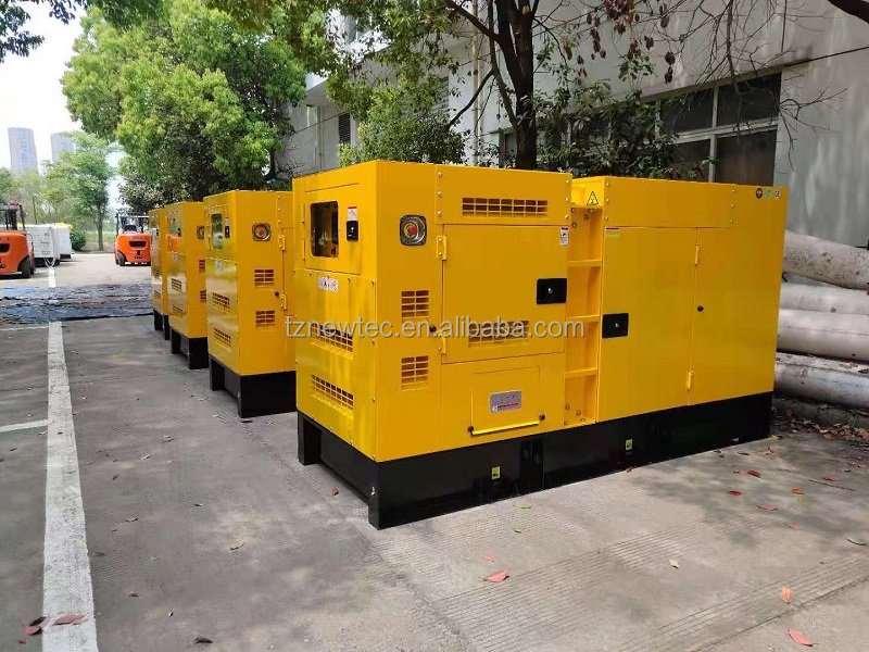 Silent enclosed Industrial power plant 80kw 100kw 100kva 125kva diesel generator powered by Cummins engine