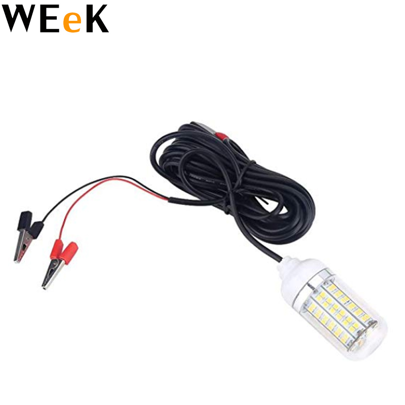 12V 15W 108LED подводный ночная рыбалка свет Водонепроницаемый Лодка погружной ультра яркие красные/зеленые/привлекает внимание рыбы креветки кальмар криля
