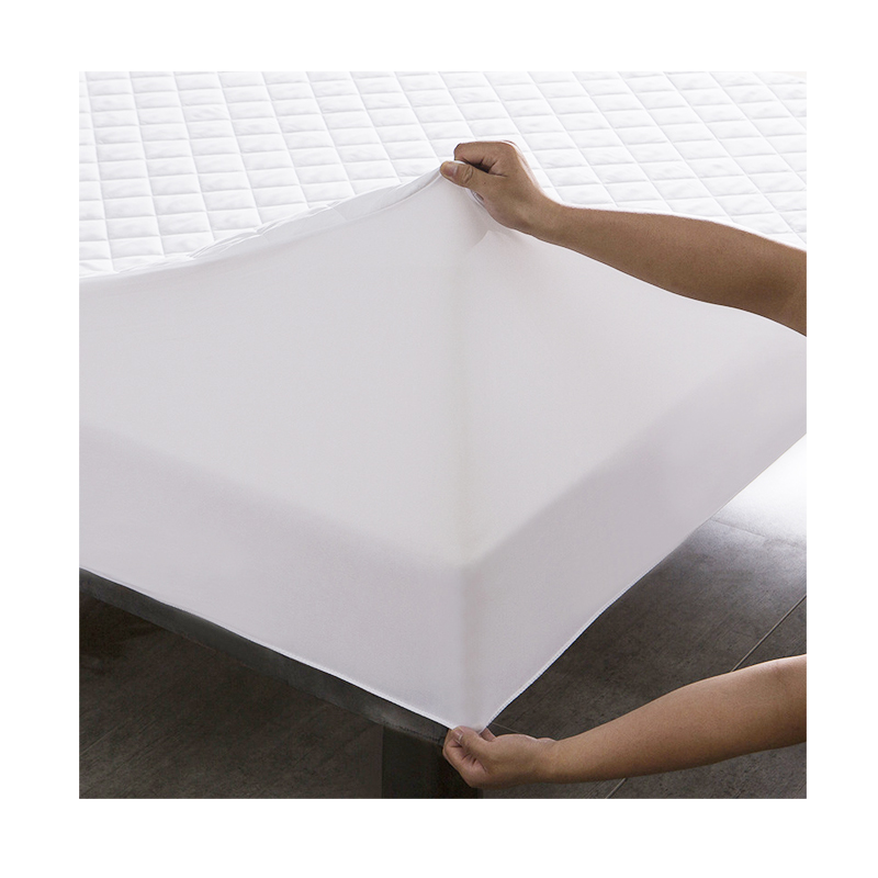 Durable polyurethane toddler crib waterproof mattress protector hypoallergenic