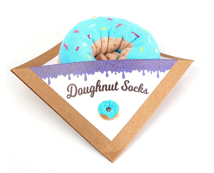 2021 Custom Design High Quality Comfortable New Arrival Women Unisex Novelty Donut Socks