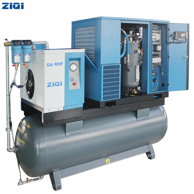 7.5kw 10hp портативный винтовой тип газовый компрессор цена