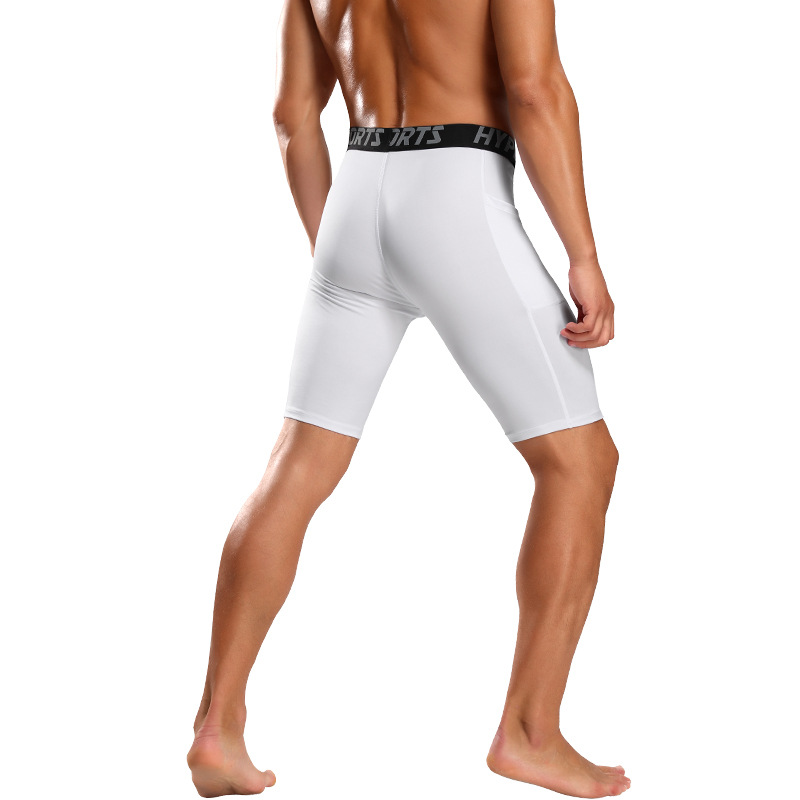 In Stock Men's Quick Dry Sports Boxers Wholesale Shorts Underwear Tights Boxer Briefs Man gym shorts