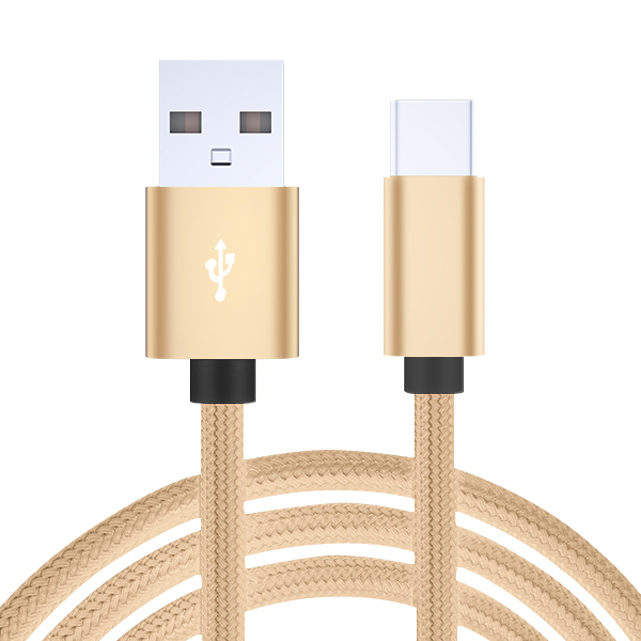 Wik Wholesale Long 1m 2m 3m for Mobile Phone Cable USB Nylon Braided Type-C