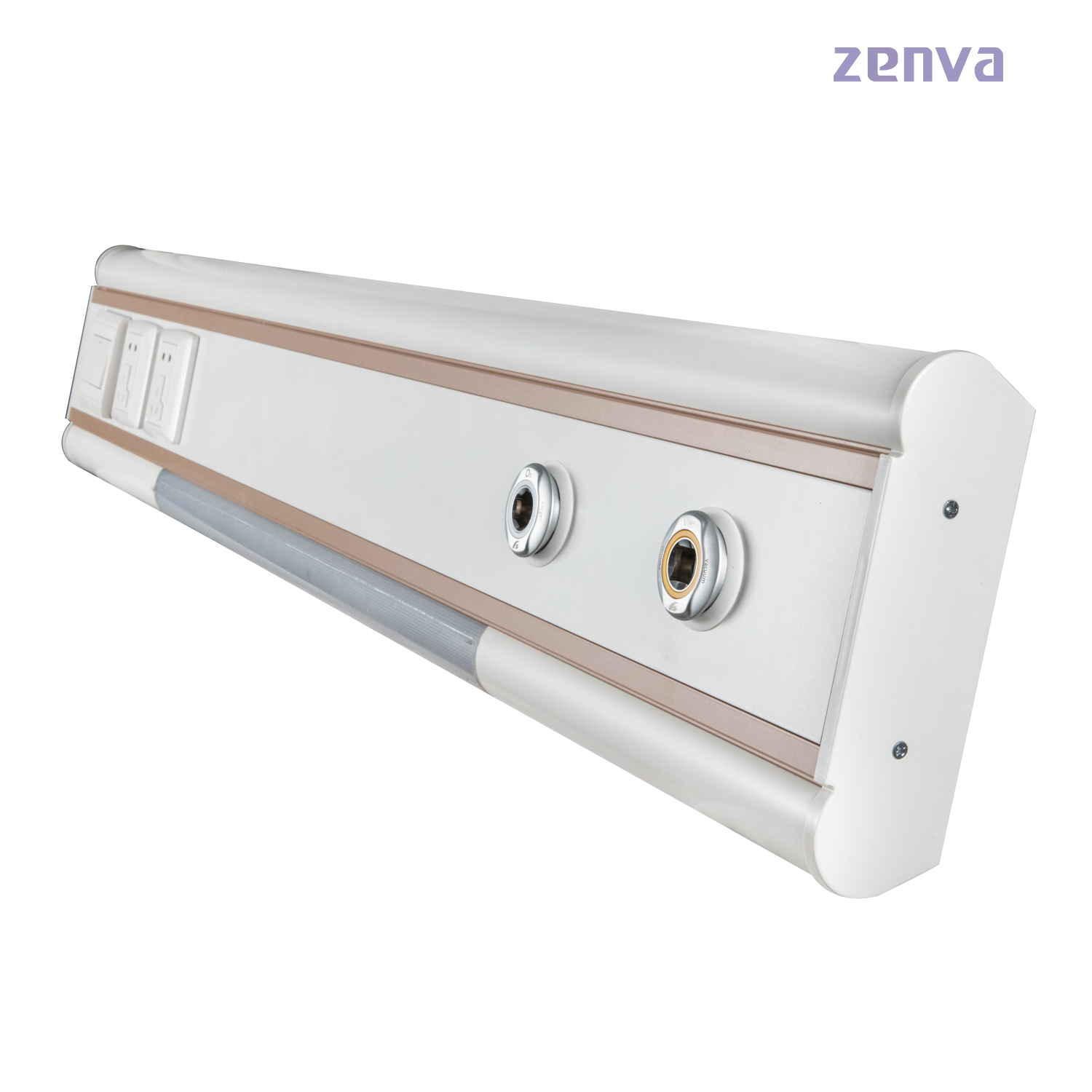 Medical Equipment Hospital Bed Head Unit Stainless Steel Panel Carbon White Customized