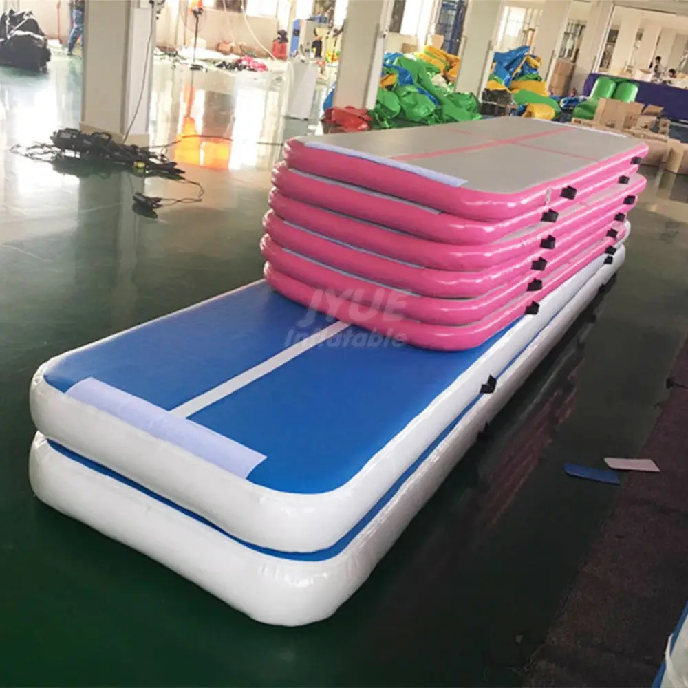 10ft/13ft/16ft/20ft/27ft New Design Inflatable Tumbling Mat Electric Air Pump Gymnastics Air Track From Airtrack Factory