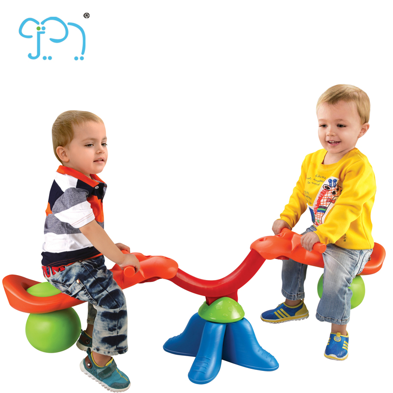 High Quality Child Playground Equipment Cute Animal Rocker Outdoor Seesaw Seat For Kids