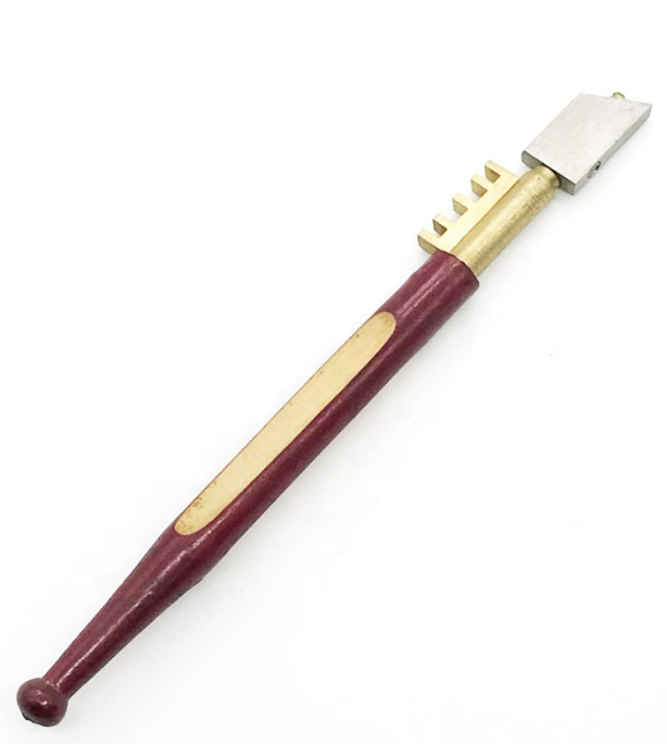 17.5cm Portable Glass Cutter Diamond Tipped Glass Cutter Pencil Window Glass Craft Cutting Knife