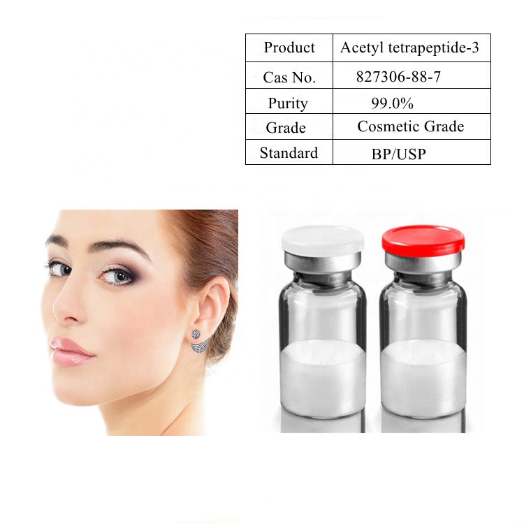 Природа пептид ацетил тетрапептид 3 порошок CAS 827306-88-7 Capixyl ацетил tetrapeptide-3 фолликул Усилитель роста бровей