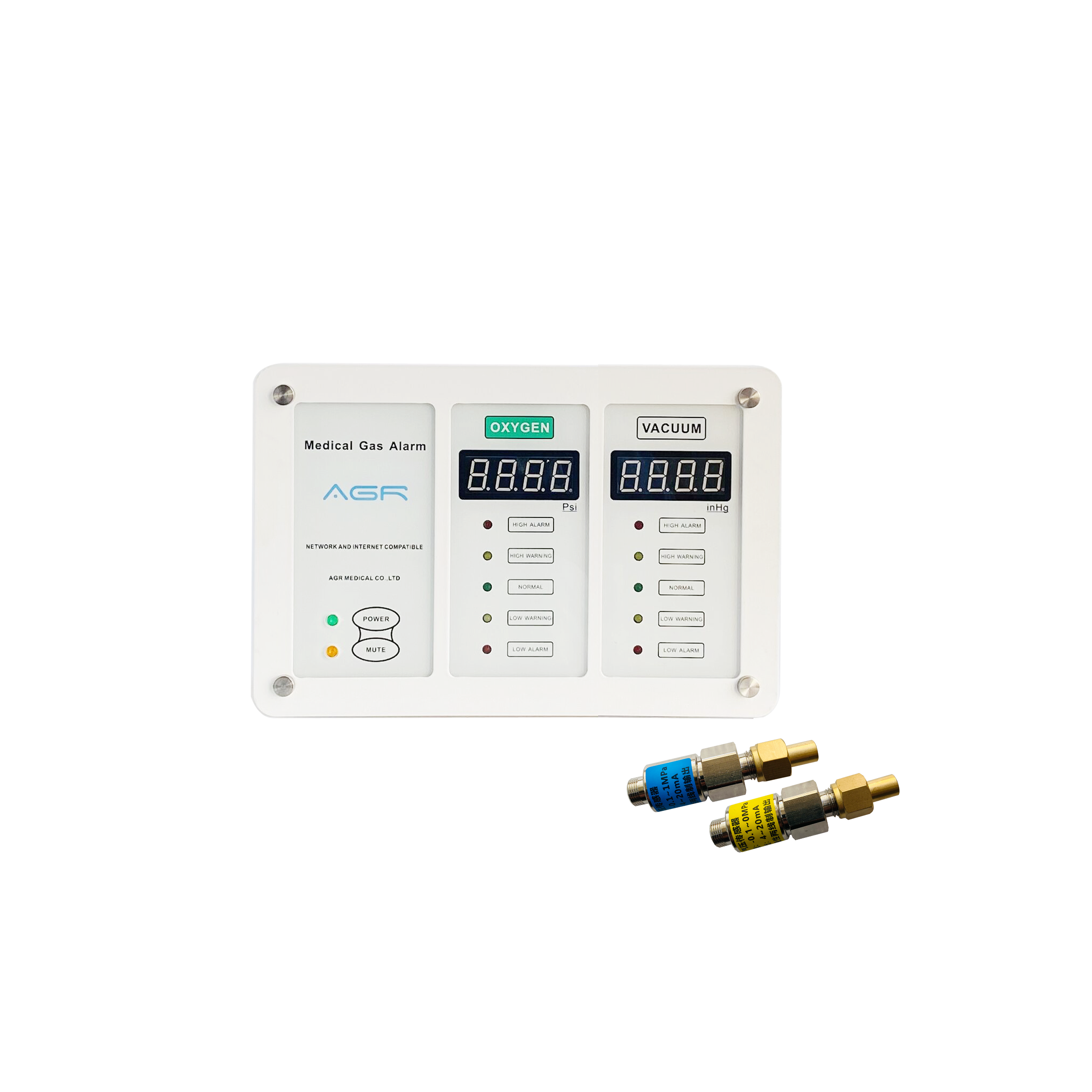 LED Area Medical Master Gas Alarm for Hospital Gas Alarm System