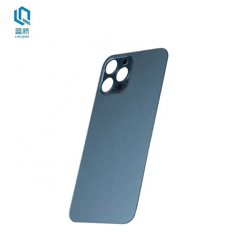 Оригинальный корпус аккумуляторной батареи с большим отверстием для iPhone12 Pro Max, Задняя стеклянная панель, запасные части