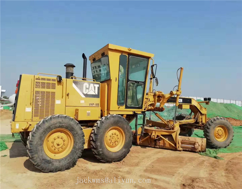 Shanghai Известный бренд Caterpiller моторгес с запасными частями для продажи 12H подержанный мотор грейдер