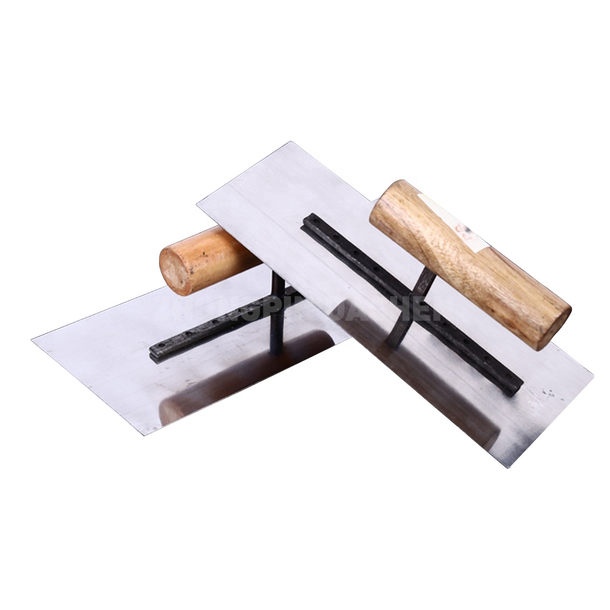 Home Improvement Wooden Handle Square Concrete Cement Hand Trowel