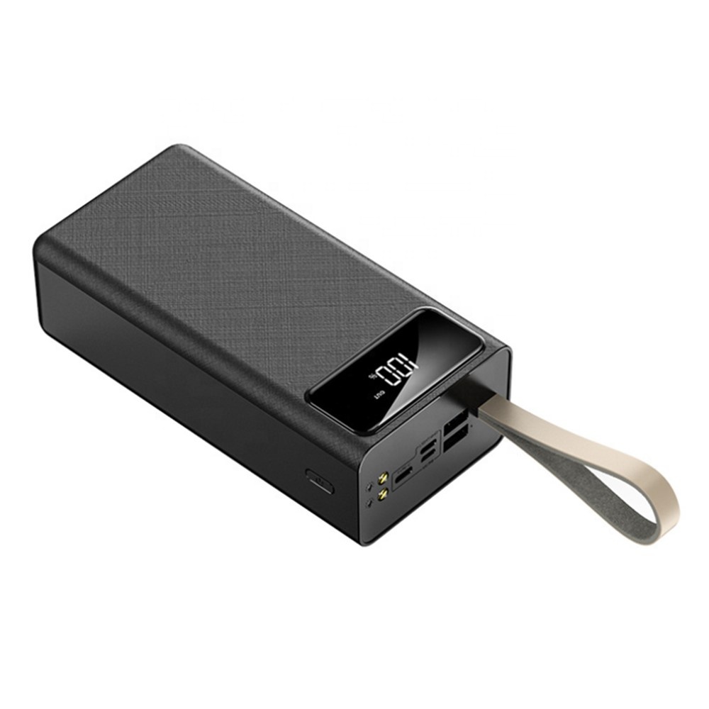 50000 мАч Power Bank большой емкости быстрой зарядки 50000 мАч Power Bank Быстрая зарядка ЖК-дисплей индивидуальный логотип на заказ принят
