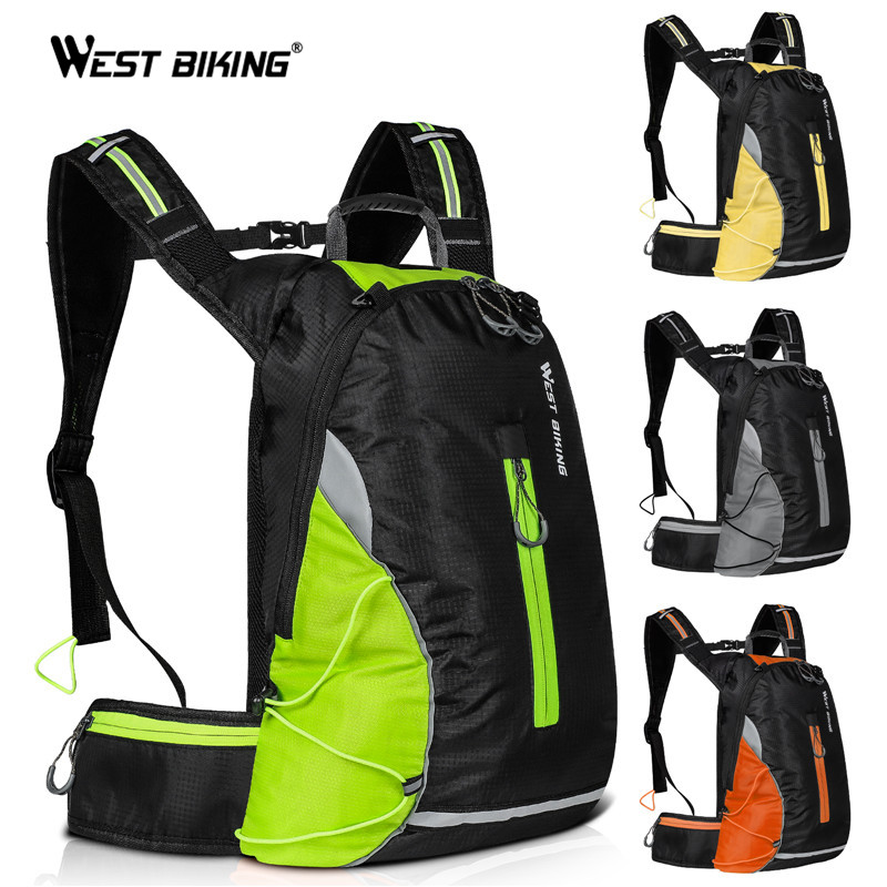 WEST BIKING Outsports, велосипедный рюкзак, водонепроницаемый, Сверхлегкий, велосипедная сумка для прогулок, альпинизма, туризма, альпинизма, путешествий, рюкзак