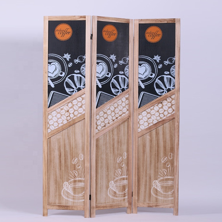 Wooden Decorative Screen Folding Wrought Iron Room Divider Movable Partition Wall System Solid Bookcase