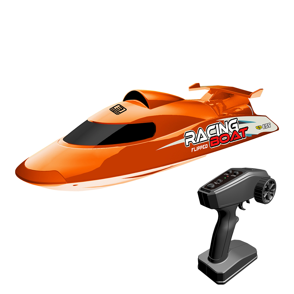V009 Flytec Jet Drive встроенный двигатель 390 30 км/ч самонаправляющаяся радиоуправляемая лодка 2,4G 150m Rain Or Shine RTR