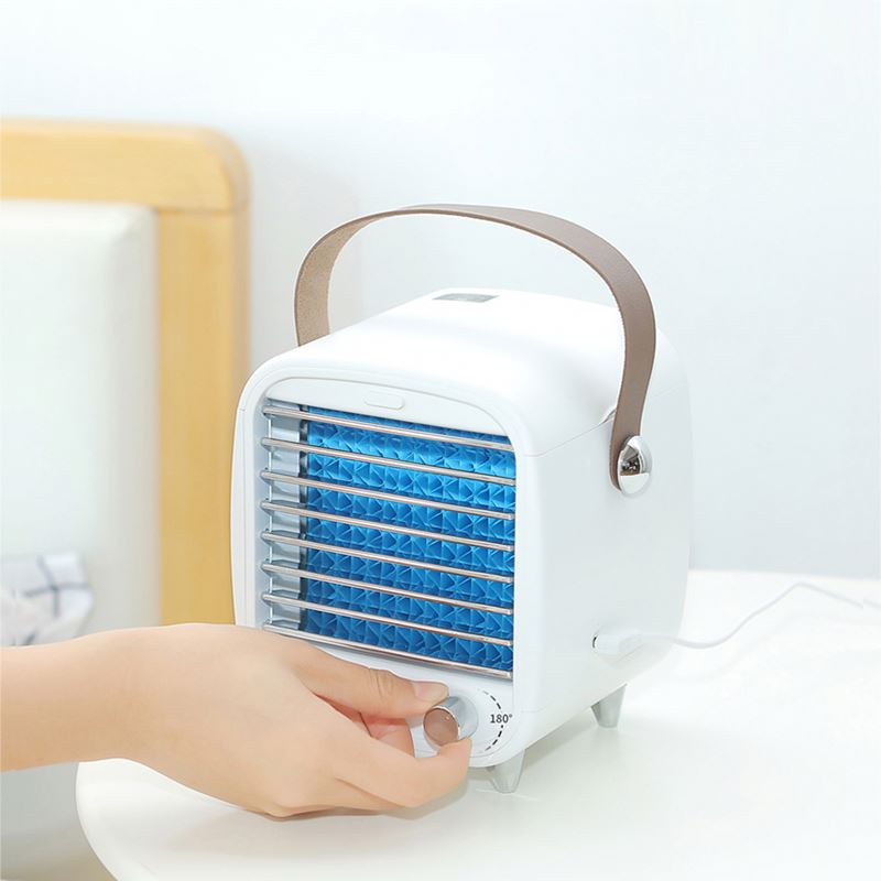Small Air Conditioner Fan Factory Portable Desktop Cooling Fan Fast Cooloing