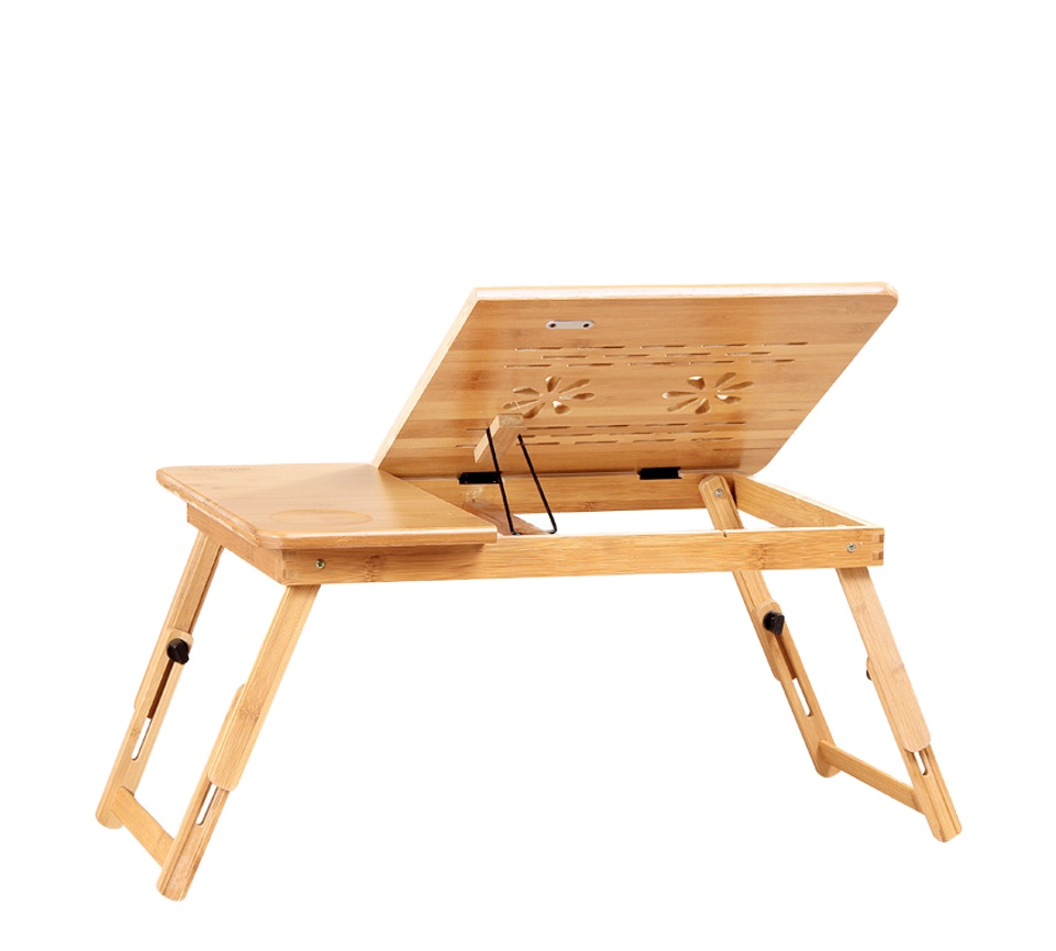 2021 Hot sale products beautifully adjustable wood laptop table for bedroom