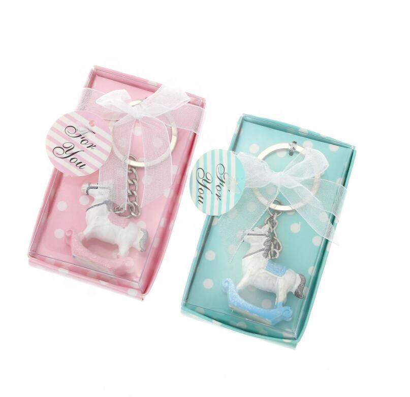 Free Shipping 40pcs/lot baby showers Trojan horse Key Chain Pendant