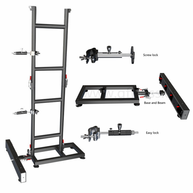Outdoor LED Screen Truss System Hanging LED Display Ground Support