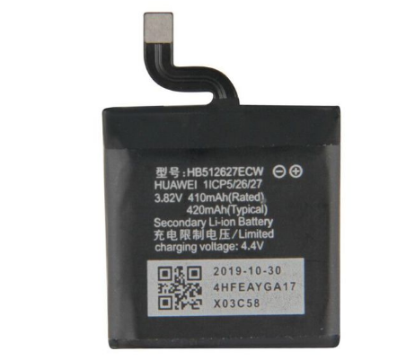Original Battery HB512627ECW Battery for Huawei WATCH 2 Pro 4G EO-DLXXU Porsche Design WATCH GT FTN-B19 420mAh battery