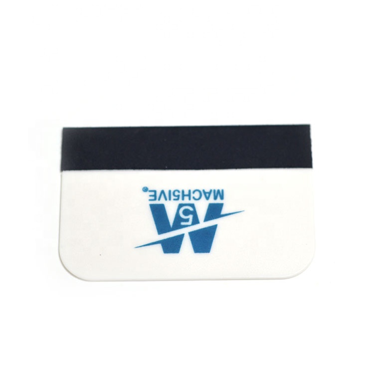 Factory wholesale high quality ABS squeeze cell phone cleaning cards PVC plastic card