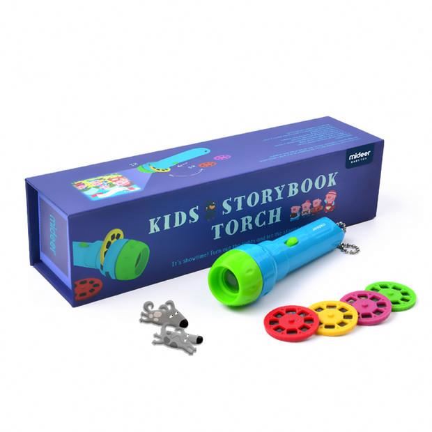 MD1024 mideer фонарик, проектор, детская книга, факел