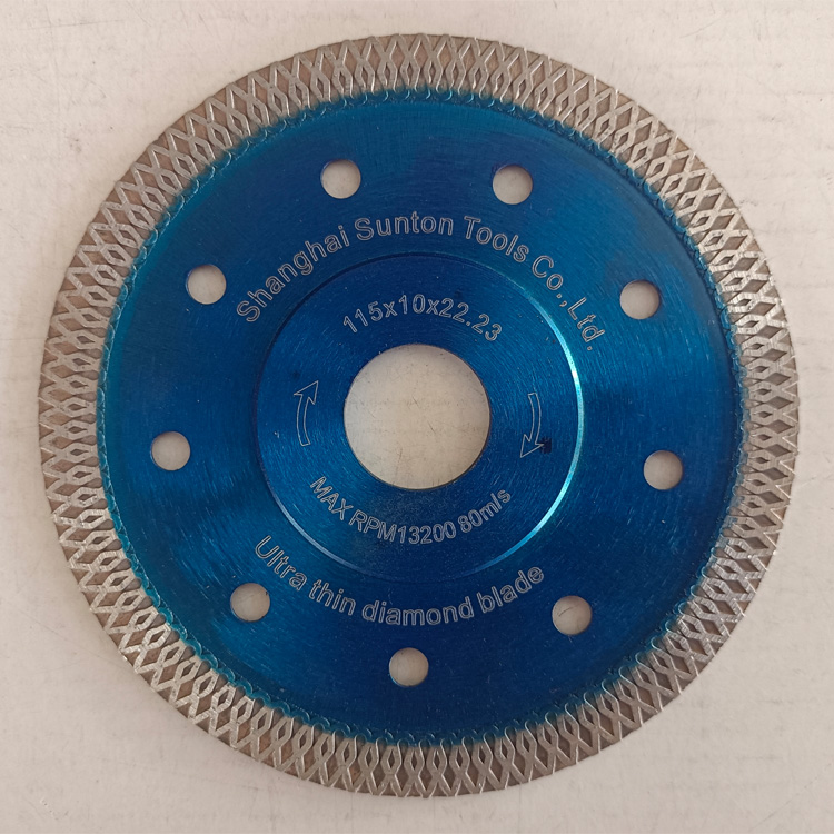 Fast cut zero chipping X turbo 115mm stone granite marble ceramic porcelain tile cutting blade