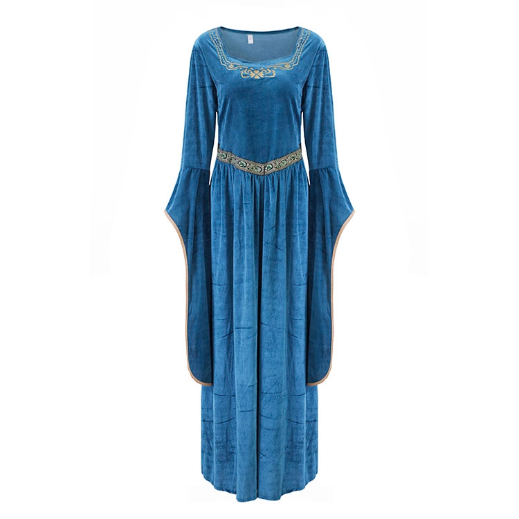 Halloween Girls Party Costume Carnival Adult Women Court Style Dress Clothes