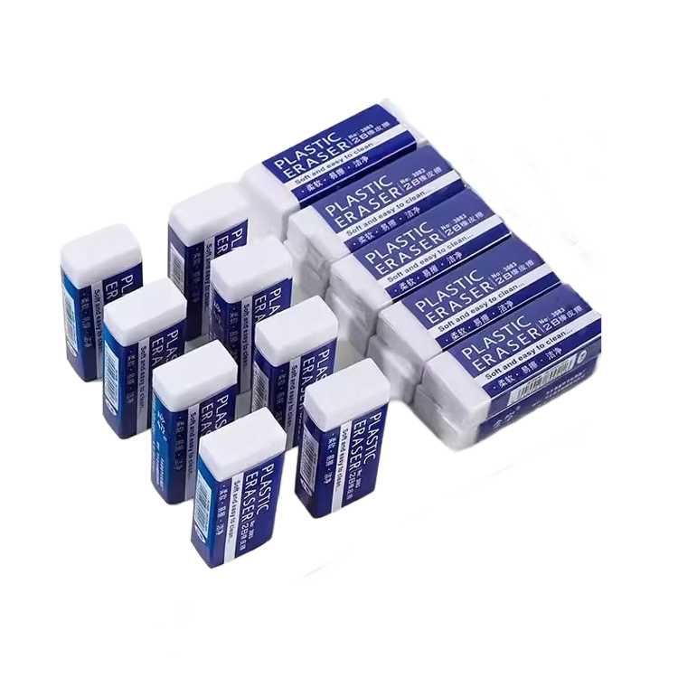 Drawing Eraser School Plastic PVC Stationery 2B Eraser Rubber for Students