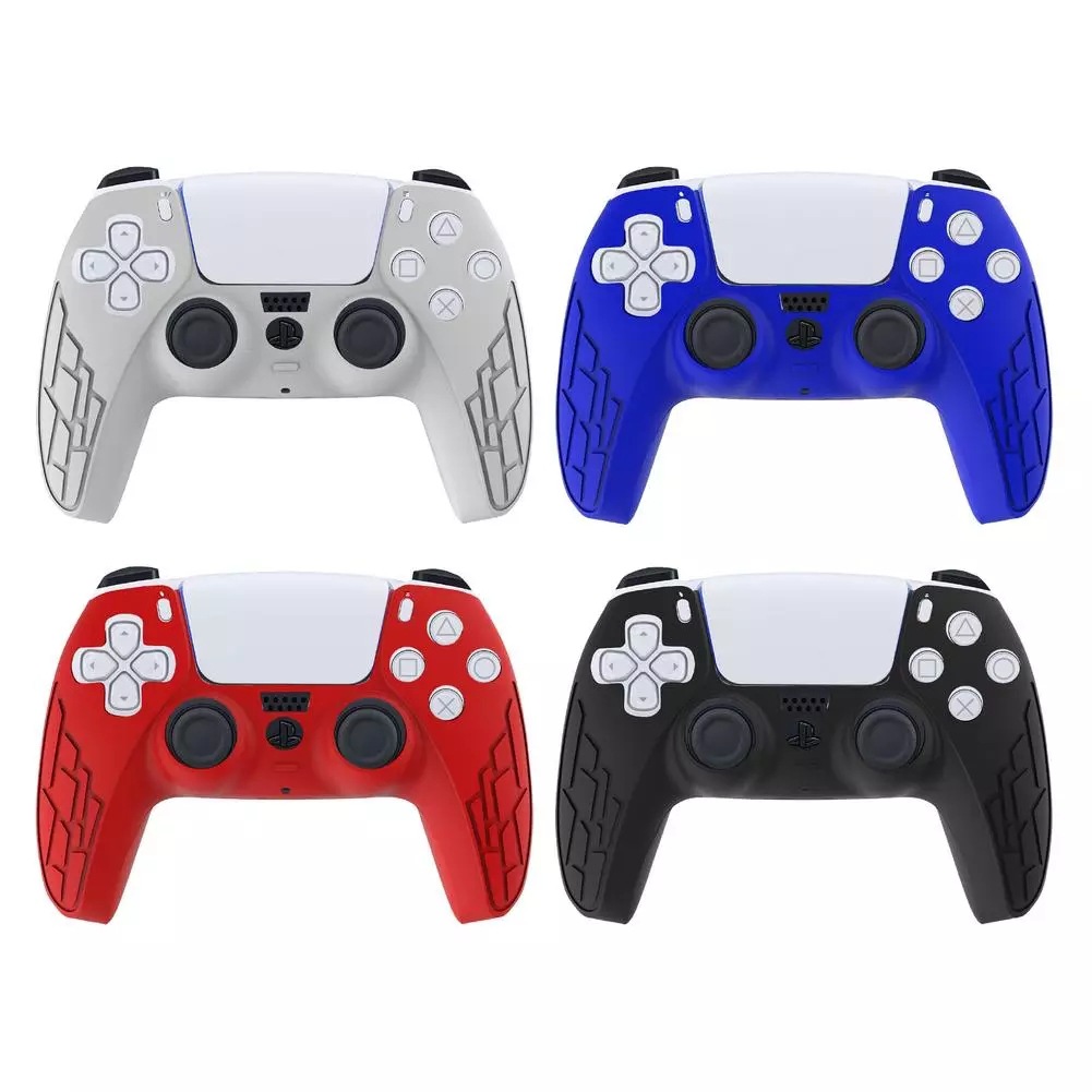 Силиконовый чехол Shemax для PS5 с объемной текстурой, нескользящий защитный чехол с защитой от царапин для PlayStation5 PS5