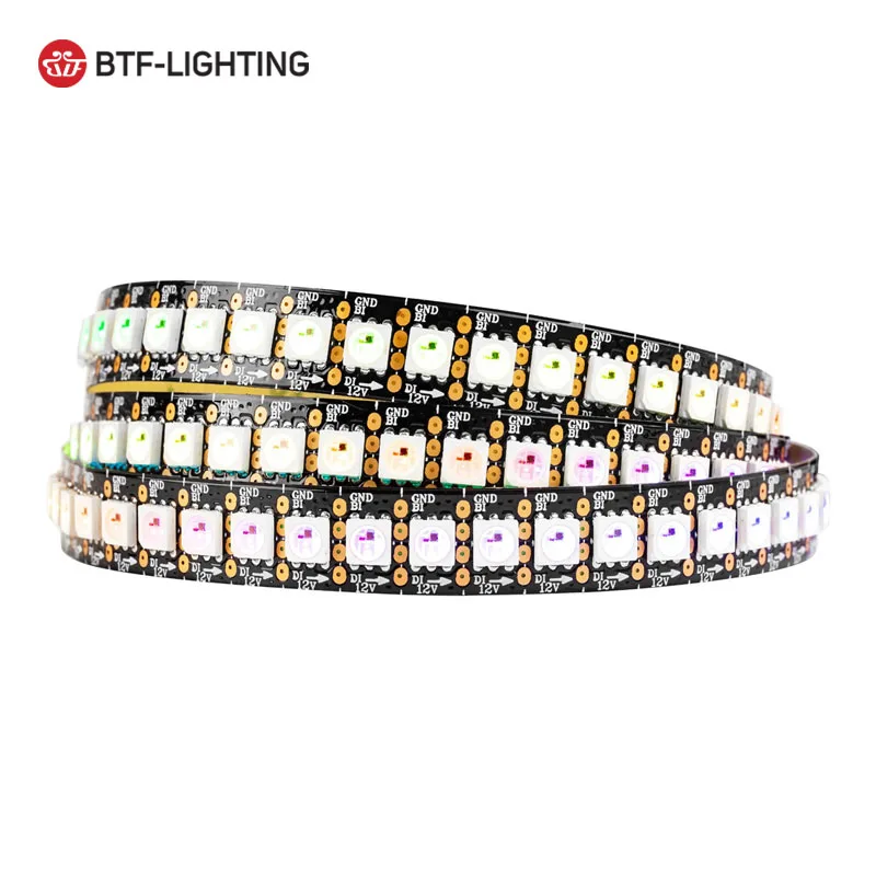 Цифровая светодиодная лента btf ip30 ip65 ip67 12 в rgb типа GS8208 ws2815