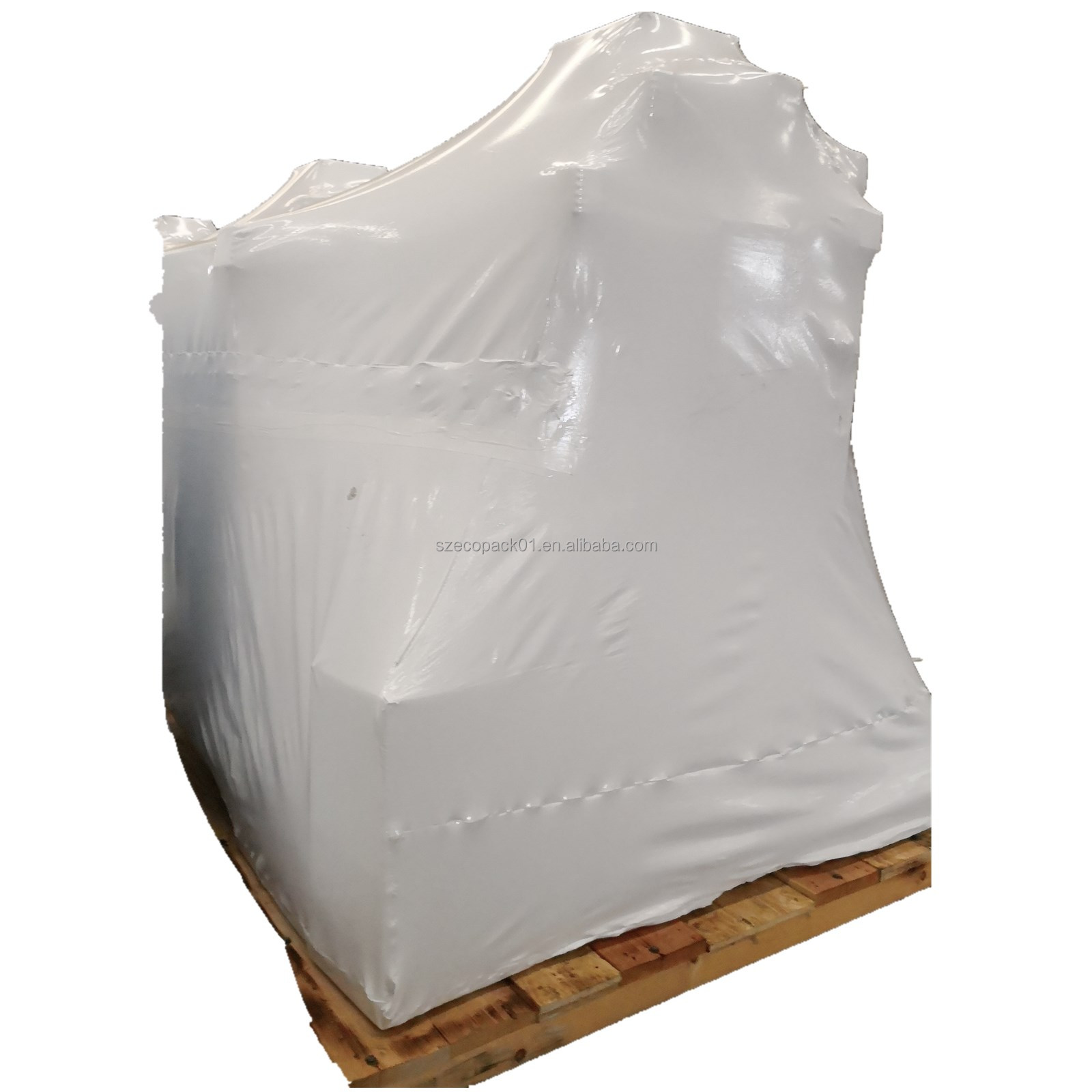 UV protective heat shrink VCI square bottom plastic film bag for equipment dust cover bag