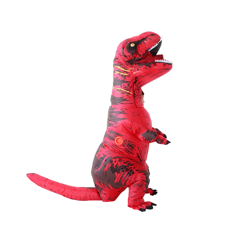 EE380 Хэллоуин батарея Забавный T-rex Дракон Продвижение Одежда надувной костюм кукольный косплей костюм динозавра для взрослых детей